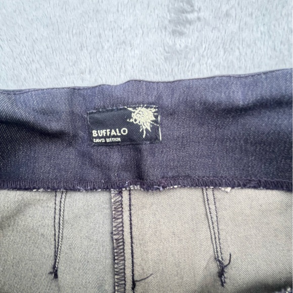 Buffalo David Bitton Dark Navy Low Rise Flared Pants - Tall - Picture 8 of 13